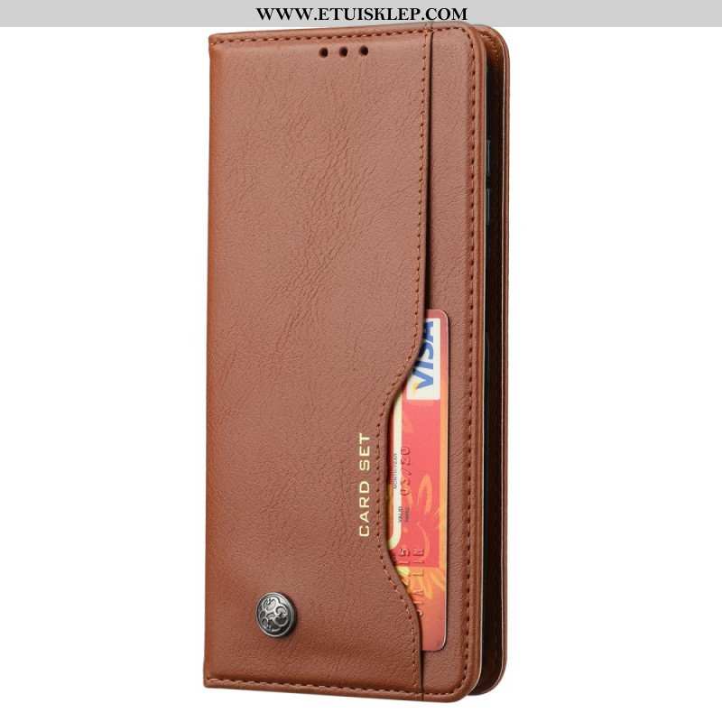 Etui Na Telefon do Samsung Galaxy A54 5G Etui Folio Etui Na Karty Ze Sztucznej Skóry